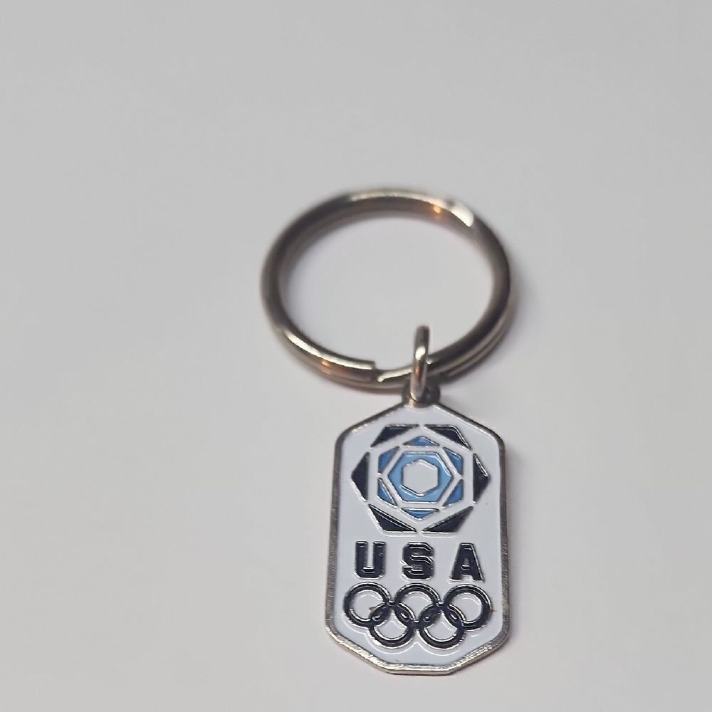 USA Olympic Emblem Keychain
